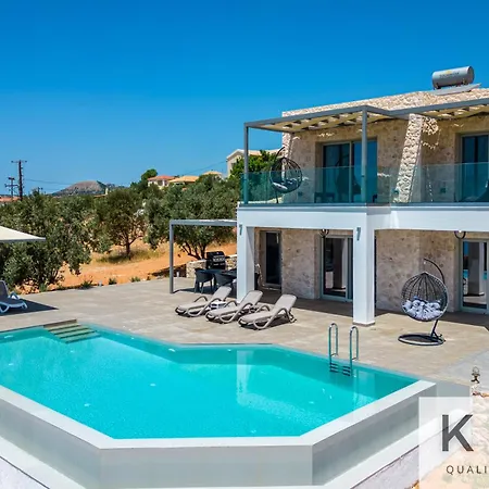 Blue Pearl With Private Pool In Afrato Village! Infinite Sea Views! Villa Trapezaki (Kefalonia)