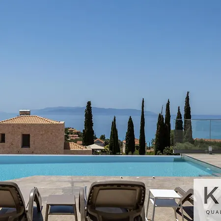 Villa Blue Pearl With Private Pool In Afrato Village! Infinite Sea Views! *