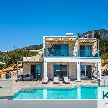 Villa Blue Pearl With Private Pool In Afrato Village! Infinite Sea Views! Trapezaki (Kefalonia)