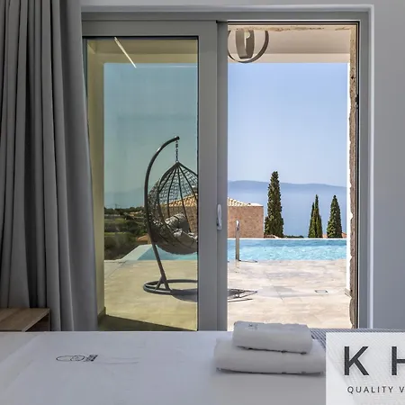 Vilă Blue Pearl With Private Pool In Afrato Village! Infinite Sea Views!