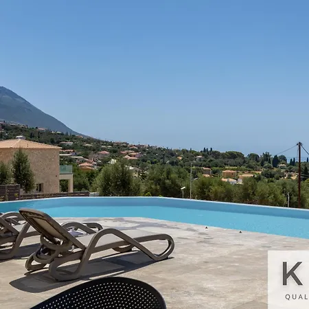 Blue Pearl With Private Pool In Afrato Village! Infinite Sea Views! Vilă *
