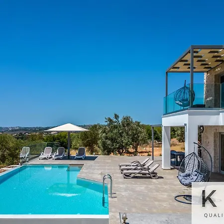 Blue Pearl With Private Pool In Afrato Village! Infinite Sea Views! Vilă *