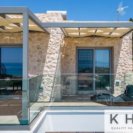 Blue Pearl With Private Pool In Afrato Village! Infinite Sea Views!